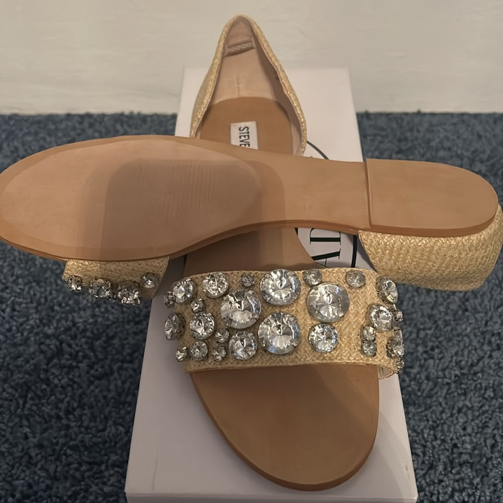 COLLEEN Rhinestone Slides - Picture 2 of 2